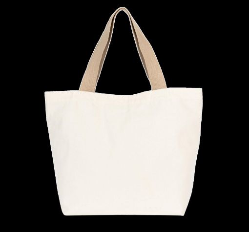 Image de Grand sac shopping recyclé à fond plat