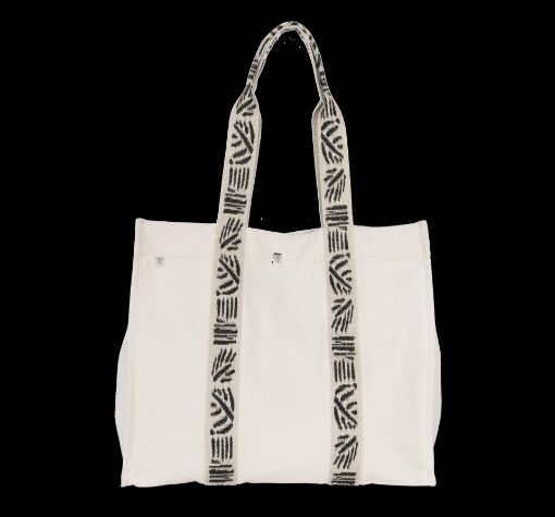 Image de Grand sac shopping recyclé à soufflet