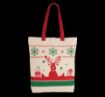 Bild von Einkaufstasche mit Weihnachtsmotiven