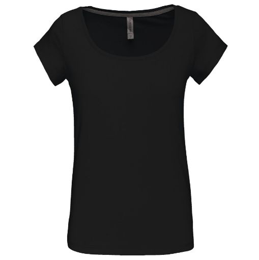 Bild von Ladies’ boat neck short-sleeved T-shirt