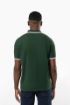 Bild von Herren Poloshirt mit kurzen Ärmeln und kontrastfarbenen Paspeln