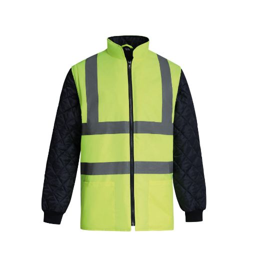 Image de Veste matelassée haute visibilité avec manches détachables