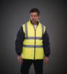 Image de Veste matelassée haute visibilité avec manches détachables
