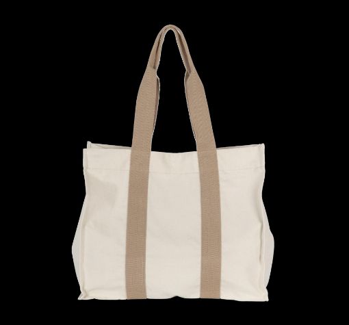 Bild von Große recycelte Shoppingtasche mit Seitenfalte