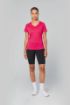 Bild von Damen Kurzarm-Sportshirt mit V-Ausschnitt