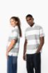 Bild von Gestreiftes Polohemd mit kurzen Ärmeln, Unisex